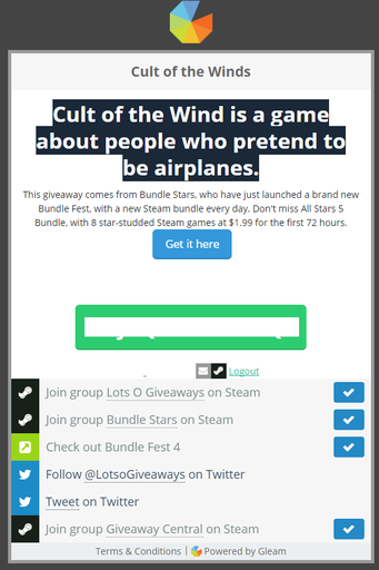 Цифровая дистрибуция - Халява на Steam Cult of the Wind